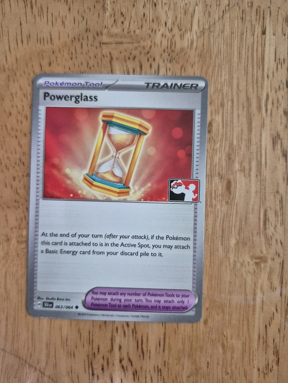 🔥 QTY 5 Pokémon Trainer Item Tool Powerglass Card